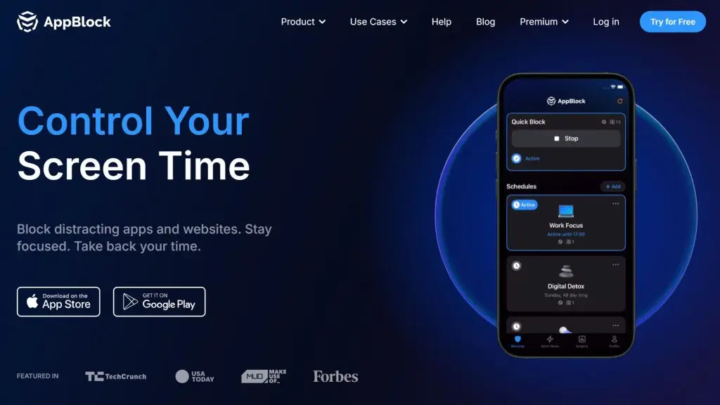 AppBlock quản lý thời gian dùng điện thoại