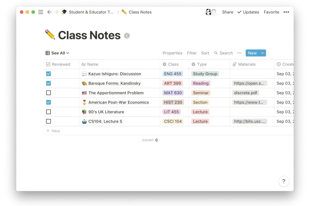 Notion – web quản lý công việc với database, Calendar, Timeline và task.