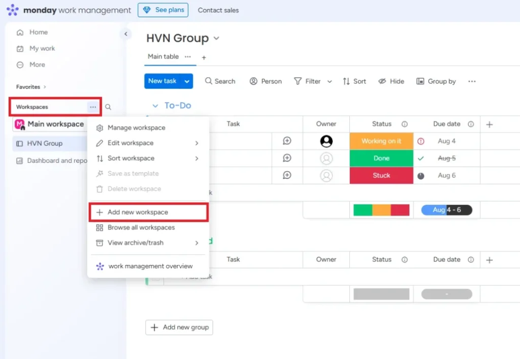 monday.com – trang web quản lý công việc với Board, Gantt, Dashboard và Automation.