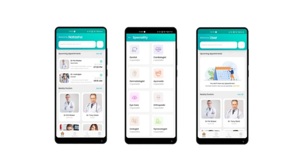 Thiết kế giao diện app khám bệnh