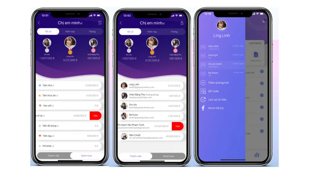 Thiết kế giao diện app quản lý tài chính