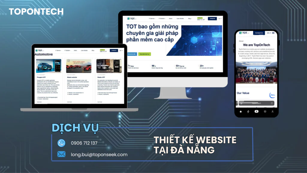 Agency thiết kế web chuyên nghiệp, uy tín ở Đà Nẵng