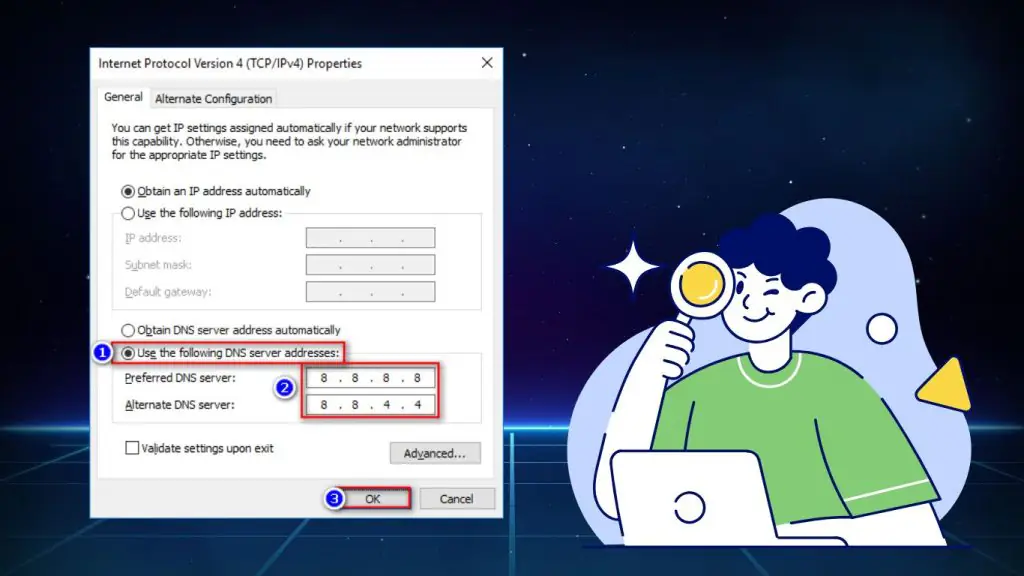 Lợi ích của DNS 8.8.8.8