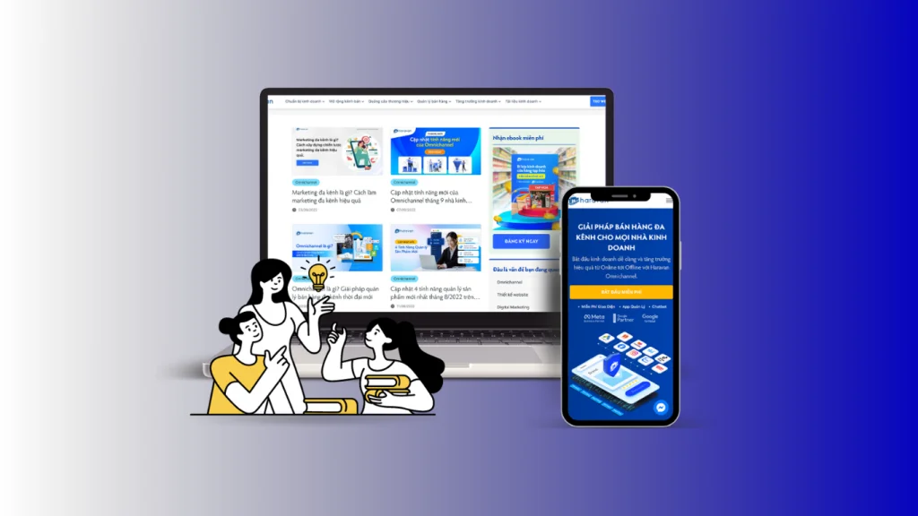 Cách lập trang website bán hàng trên điện thoại với Haravan 