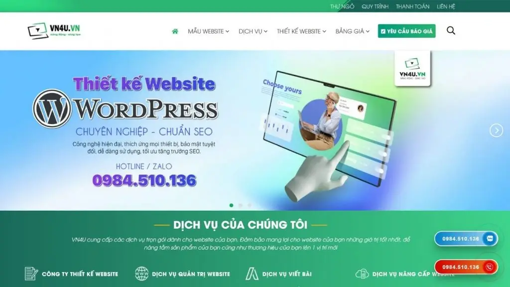 Công ty thiết kế website VN4U