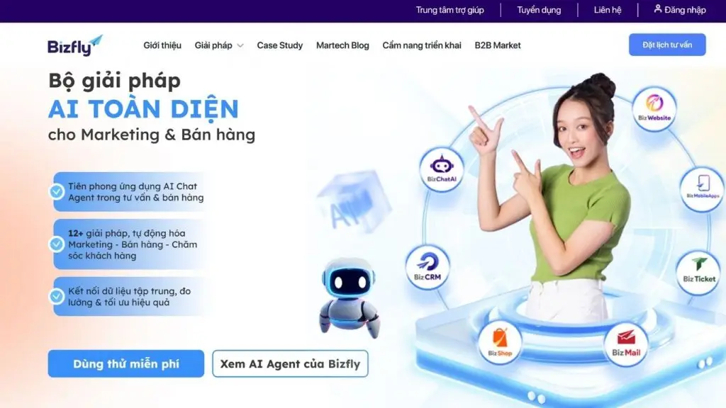 Công ty thiết kế website Bizfly