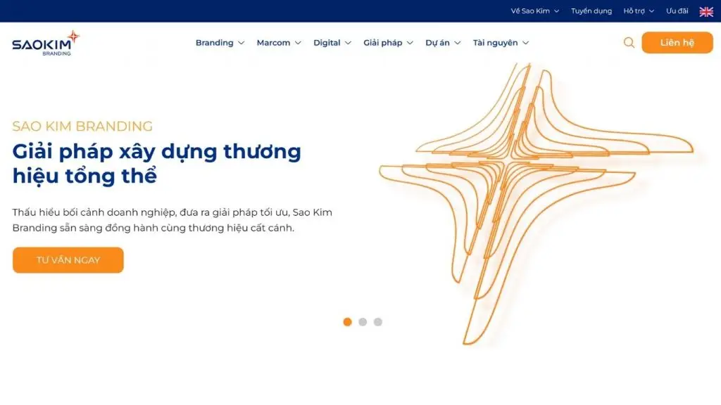 công ty thiết kế website ở hà nội sao kim