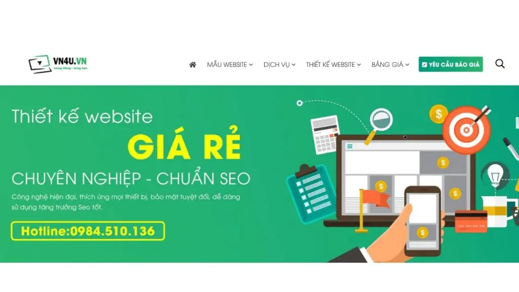 Công ty thiết kế website VN4U