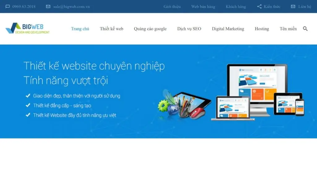thiết kế website trọn gói