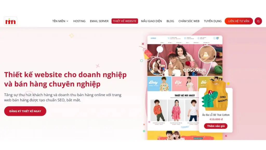 Công ty thiết kế website Nina