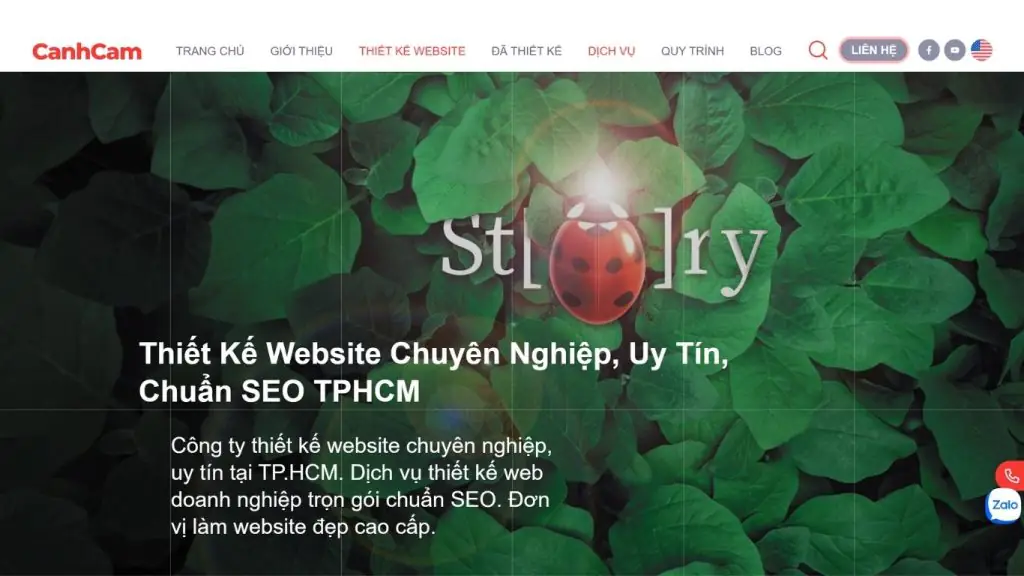 Công ty thiết kế website Cánh Cam