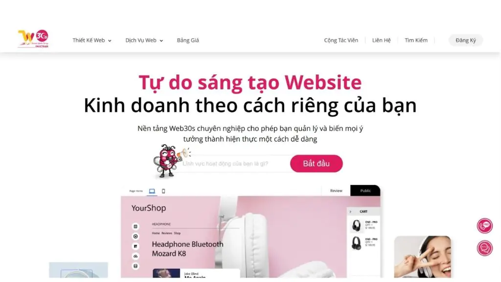 thiết kế website giá rẻ