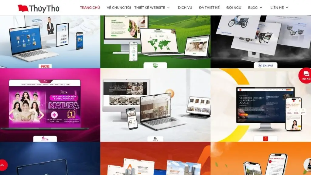 Agency làm website Thủy Thủ