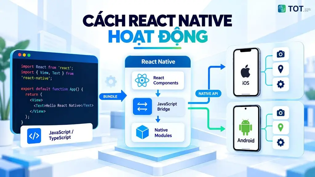Cách hoạt động React Native