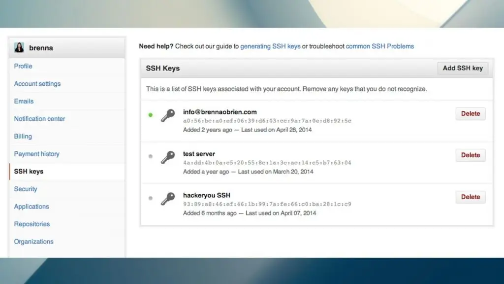 Thêm SSH Key vào Github