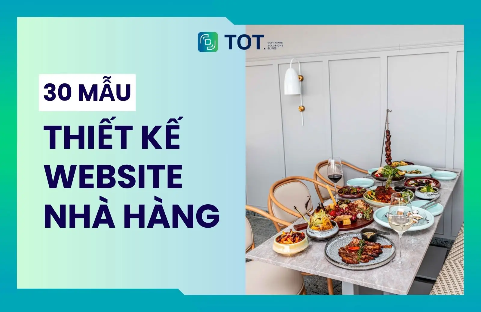 thiết kế website nhà hàng