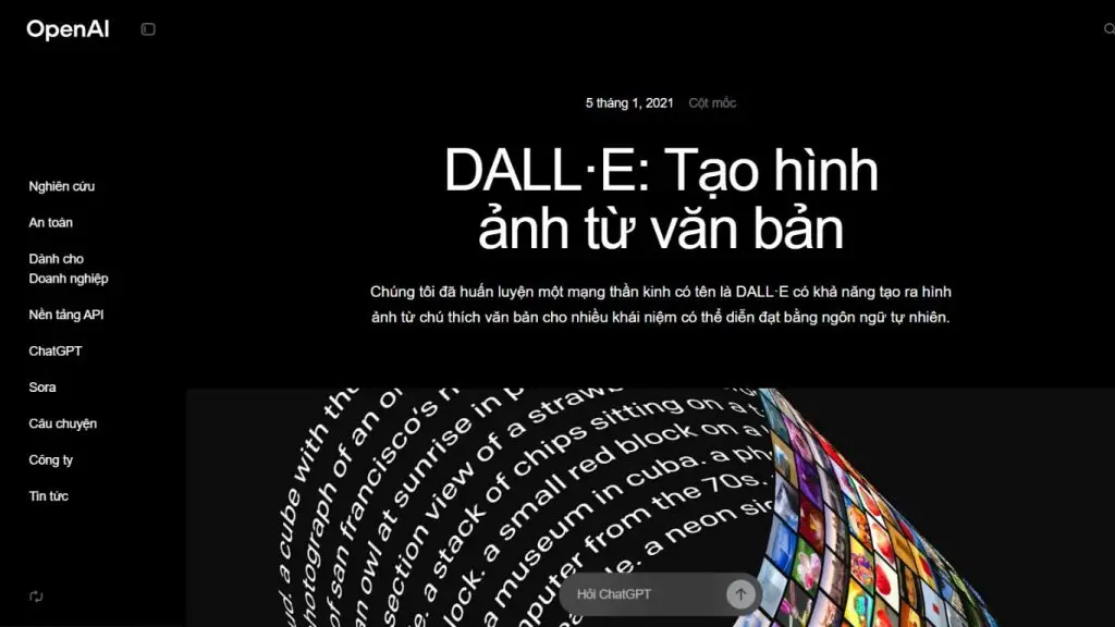 DALL-E hỗ trợ tạo hình ảnh từ văn bản nhanh chóng