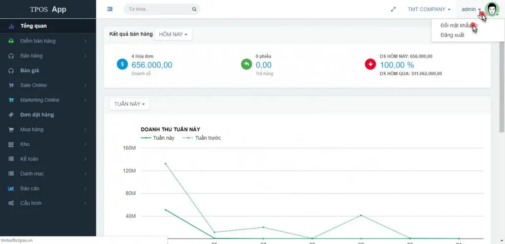The TPOS app interface for closing livestream orders and managing online sales