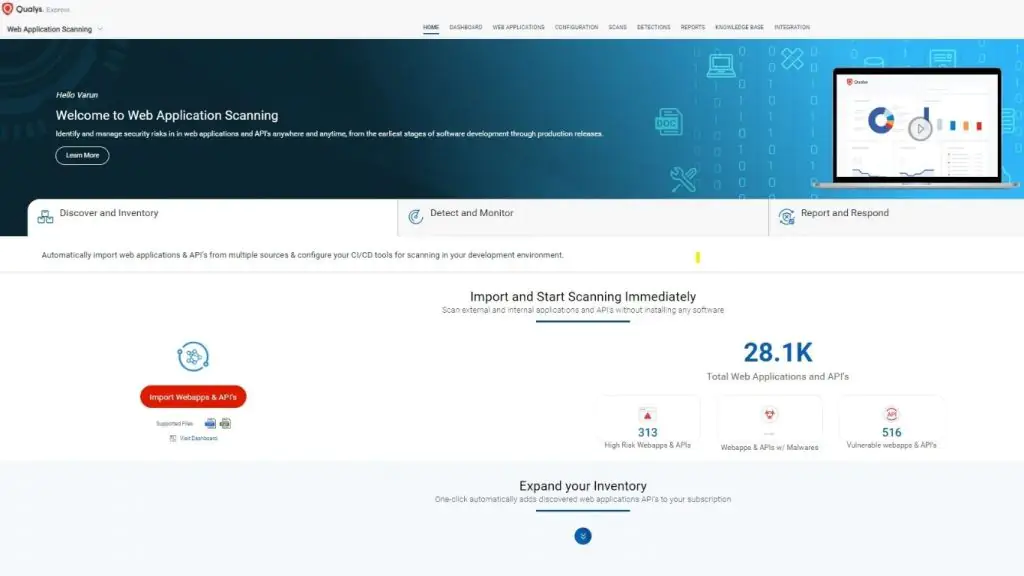 Qualys WAS là giải pháp quét bảo mật web trên đám mây với quản lý rủi ro tập trung cho doanh nghiệp 