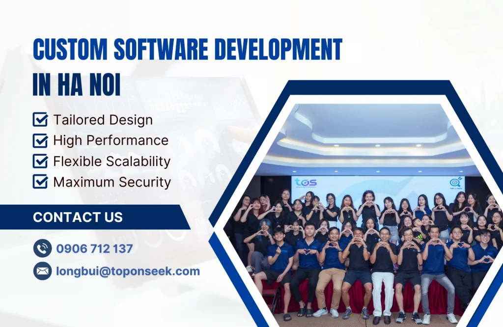 Custom software development company in Vietnam