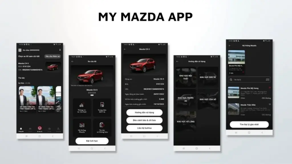 The Mazda App is developed by TOT