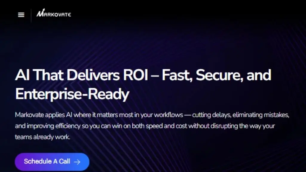 Markovate builds AI-powered healthcare solutions