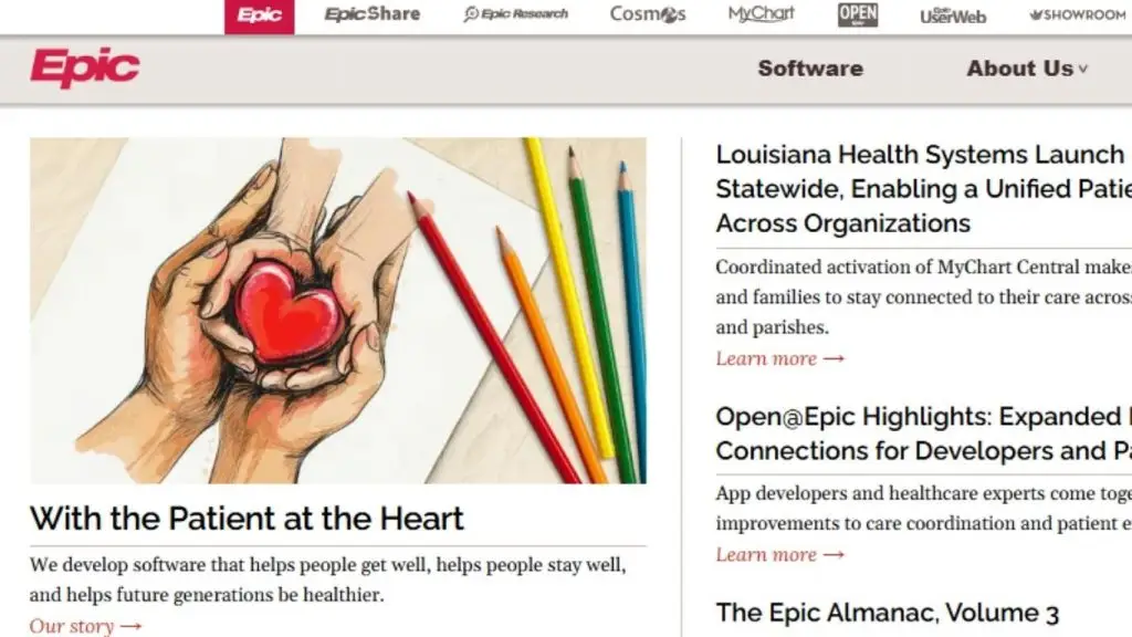 Epic Systems powers some of the EHR and hospital systems