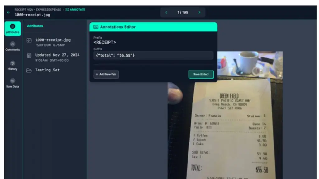 Gán nhãn dữ liệu OCR đa phương thức
