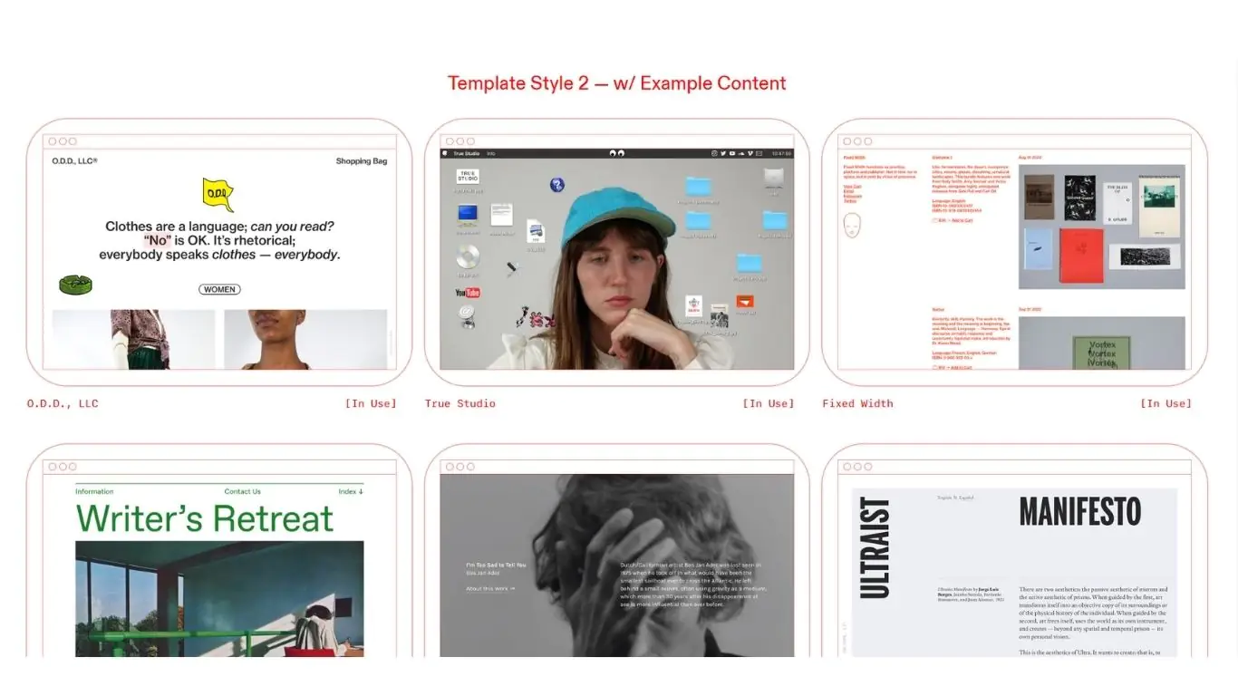 nền tảng thiết kế website Cargo