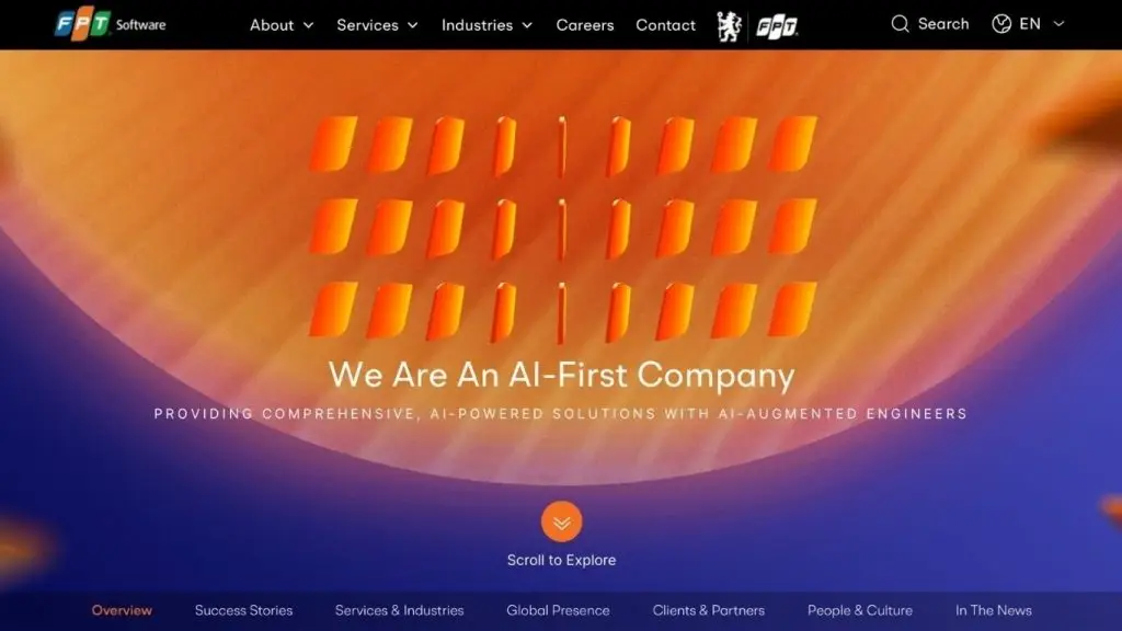 FPT Software web application development company