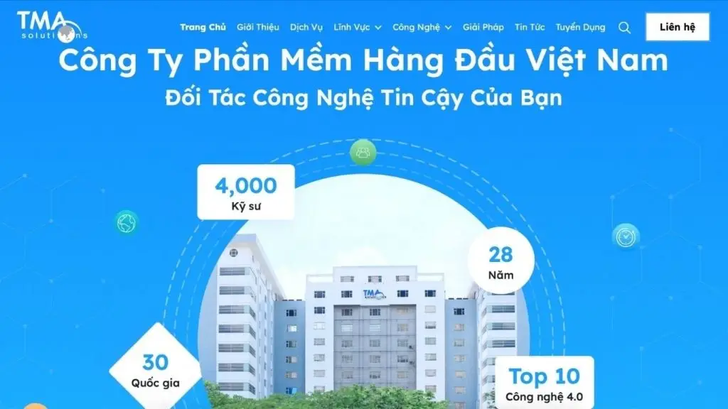 TMA Solutions web application development company in Vietnam