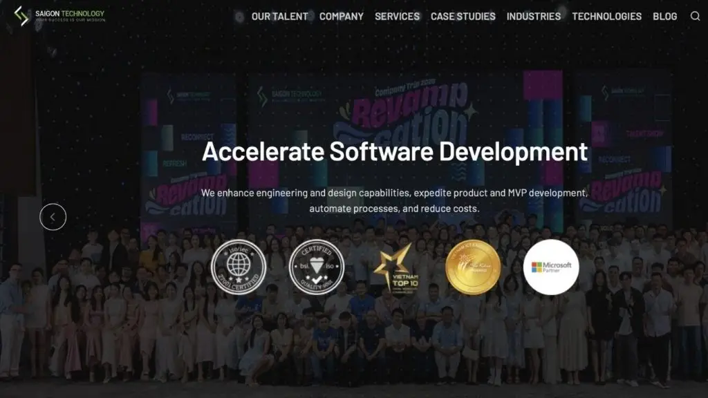 Saigon Technology provides web application development services