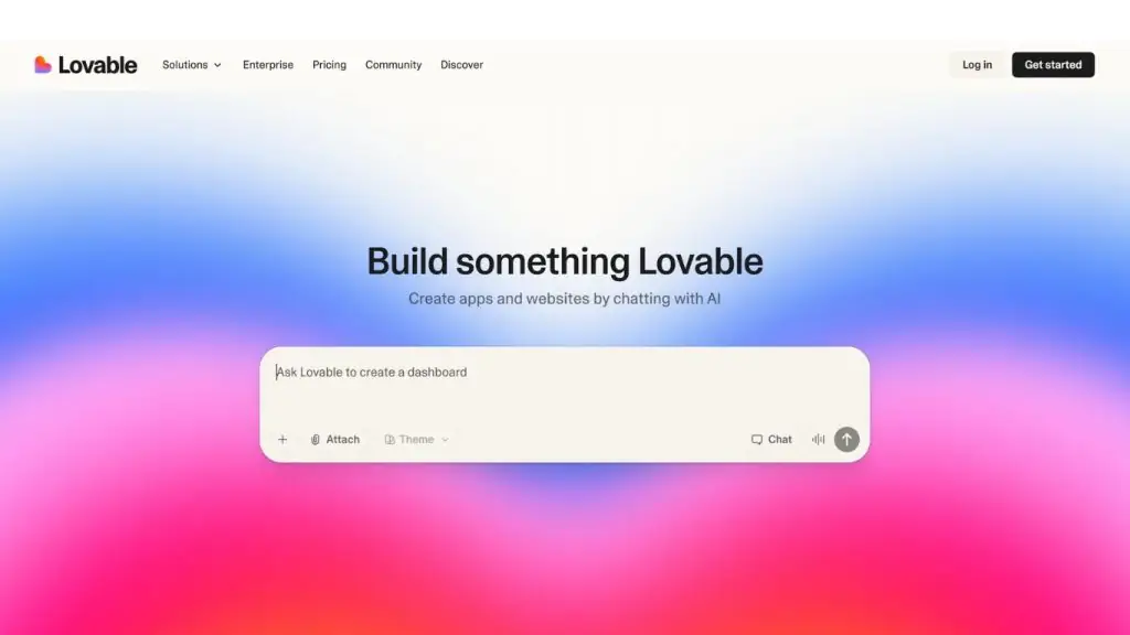 AI thiết kế website Lovable xây dựng website và web app