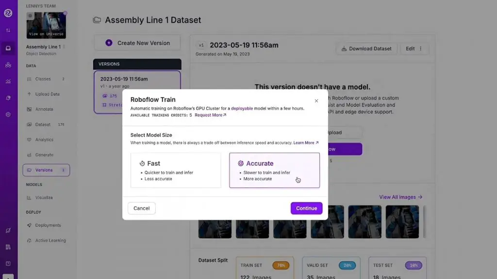 Huấn luyện mô hình thị giác máy tính