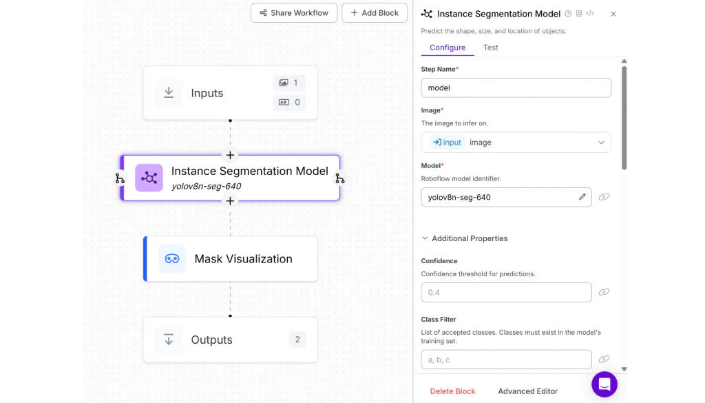 Quy trình Roboflow để phân đoạn đối tượng (Phân đoạn đối tượng)