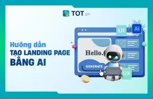 tạo landing page bằng ai