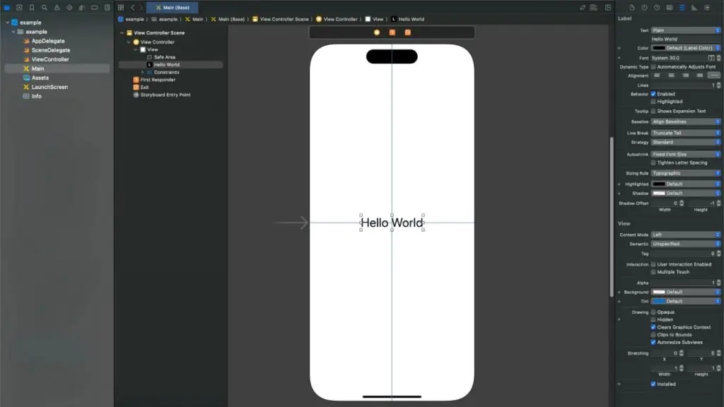 công cụ thiết kế UI Storyboard