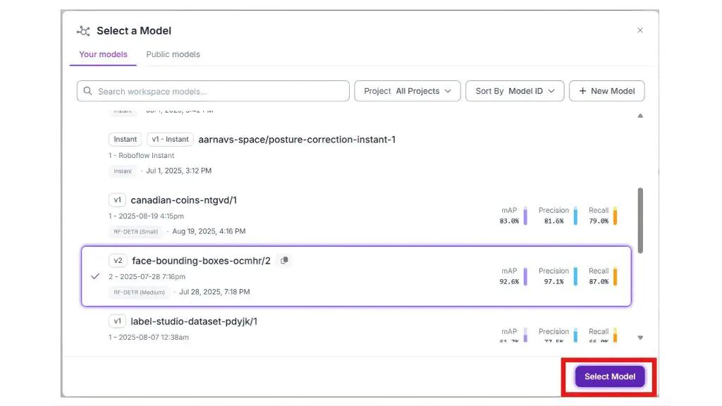Thêm mô hình nhận diện khuôn mặt nhanh
