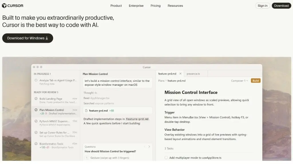 Cursor – IDE AI viết code theo dự án