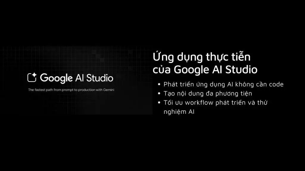 ứng dụng Google AI Studio