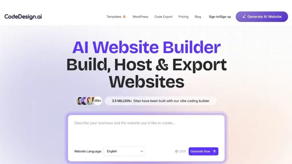 Code Design tạo giao diện AI