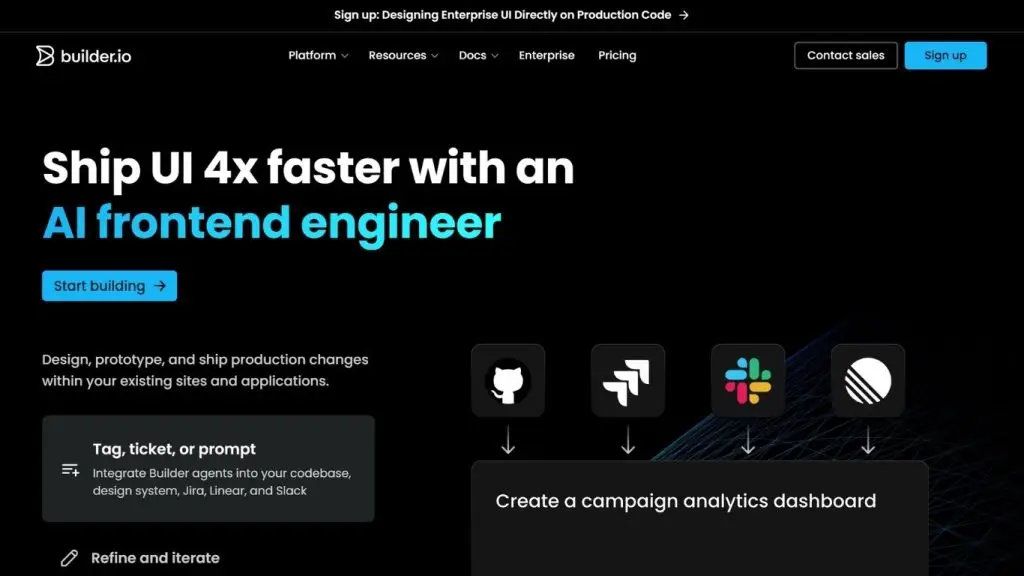Builder.ai phát triển ứng dụng doanh nghiệp