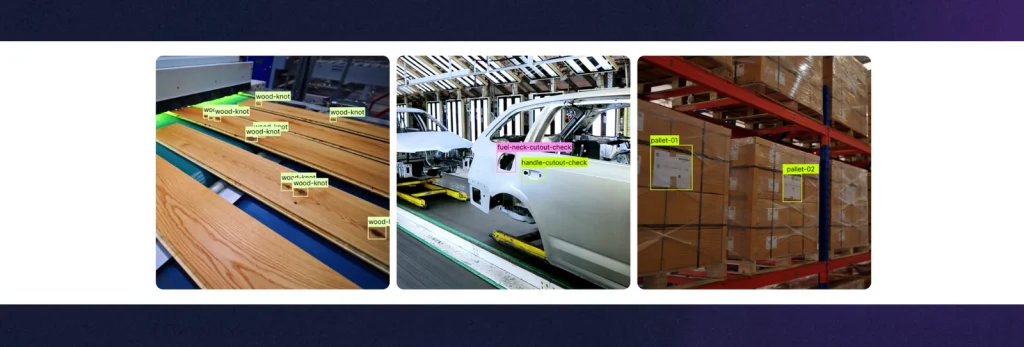 Ảnh minh họa thị giác máy tính phát hiện lỗi gỗ