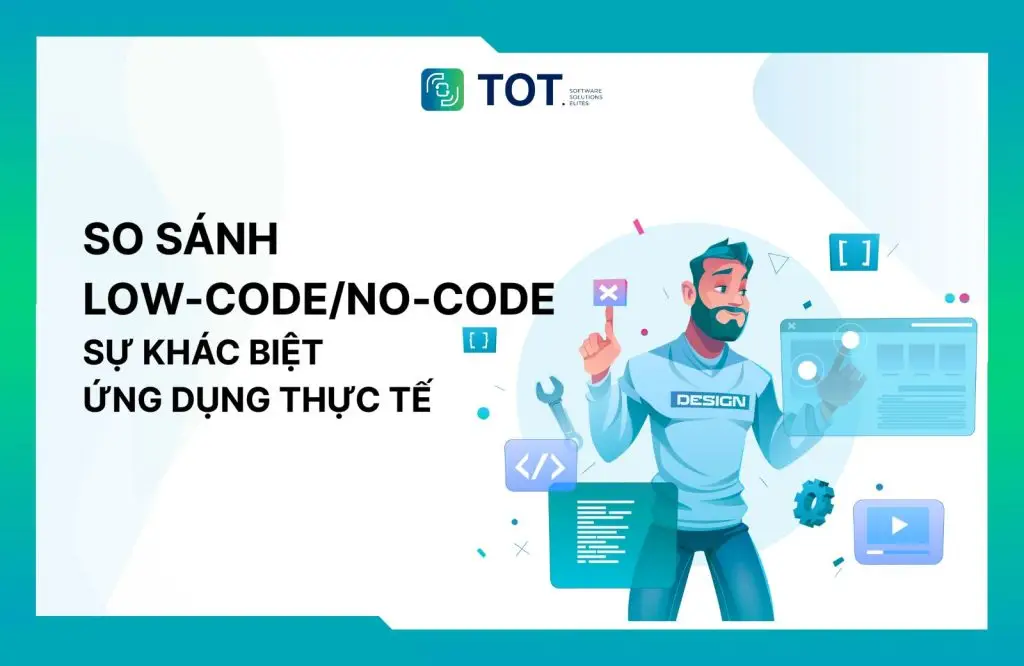 so sánh low-code và no-code