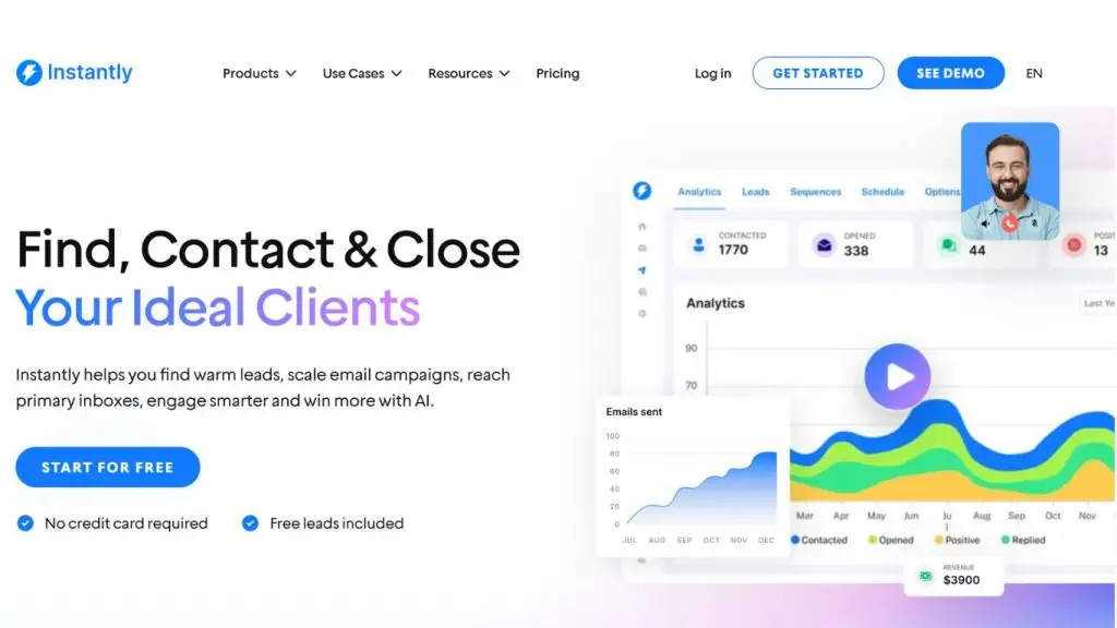 AI email marketing Instantly