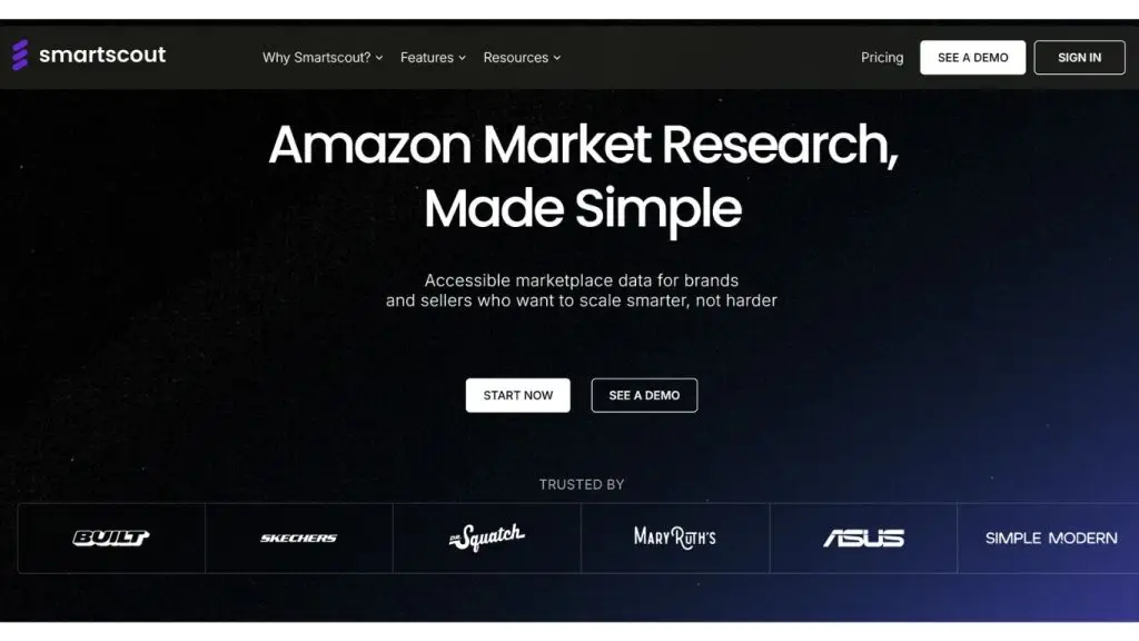 AI phân tích thị trường Amazon SmartScout
