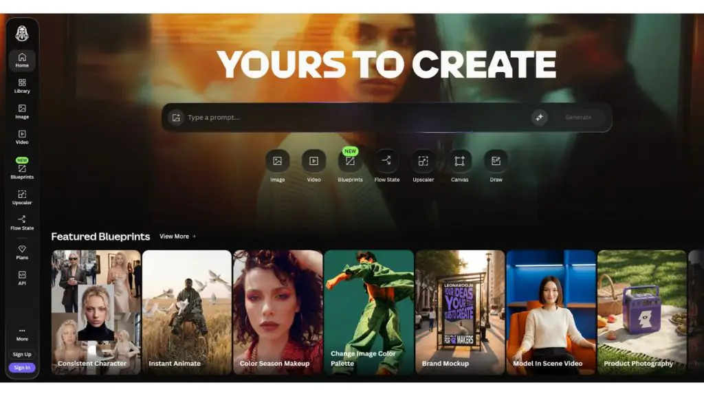 Leonardo AI image design