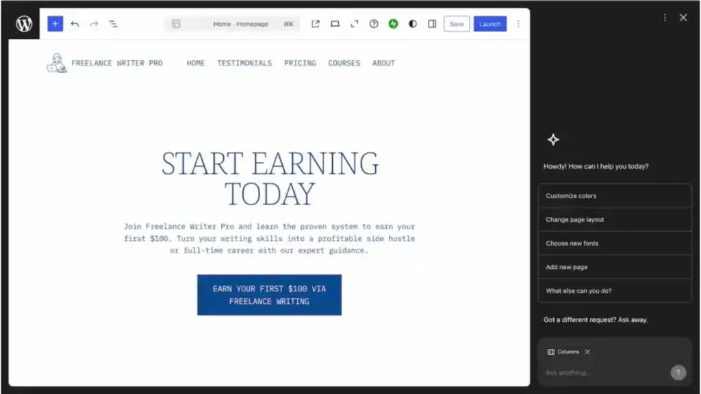 Website giáo dục hoặc khóa học trực tuyến