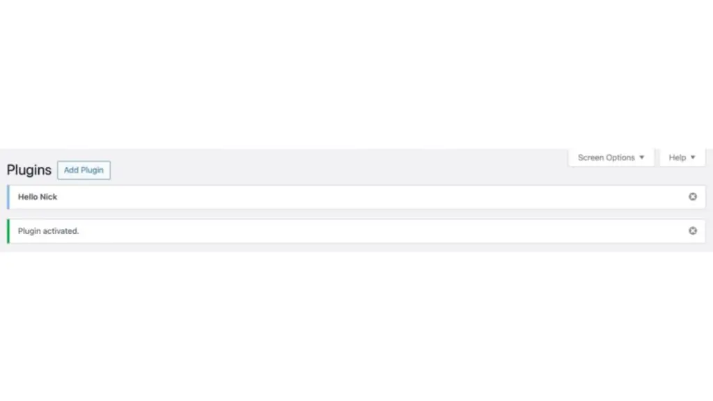 kiểm tra kết quả hoạt động của plugin