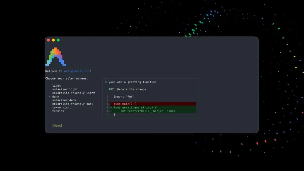 Google Antigravity CLI trên terminal